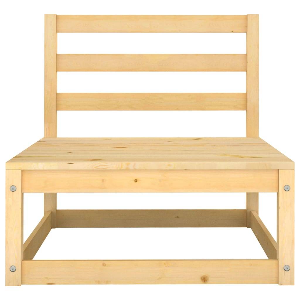 vidaXL 2-tlg. Garten-Lounge-Set mit Kissen Kiefer Massivholz