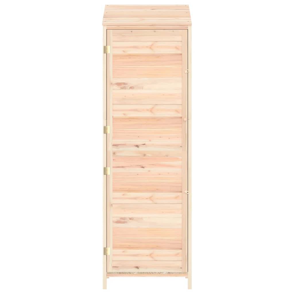 vidaXL Geräteschuppen 55x52x174,5 cm Massivholz Tanne