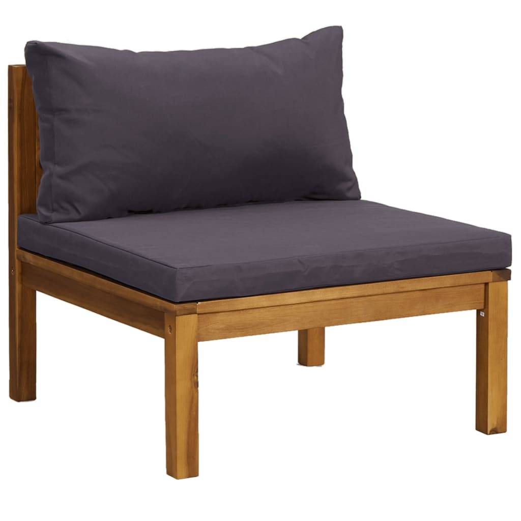 vidaXL 12-tlg. Garten-Lounge-Set mit Auflage Massivholz Akazie