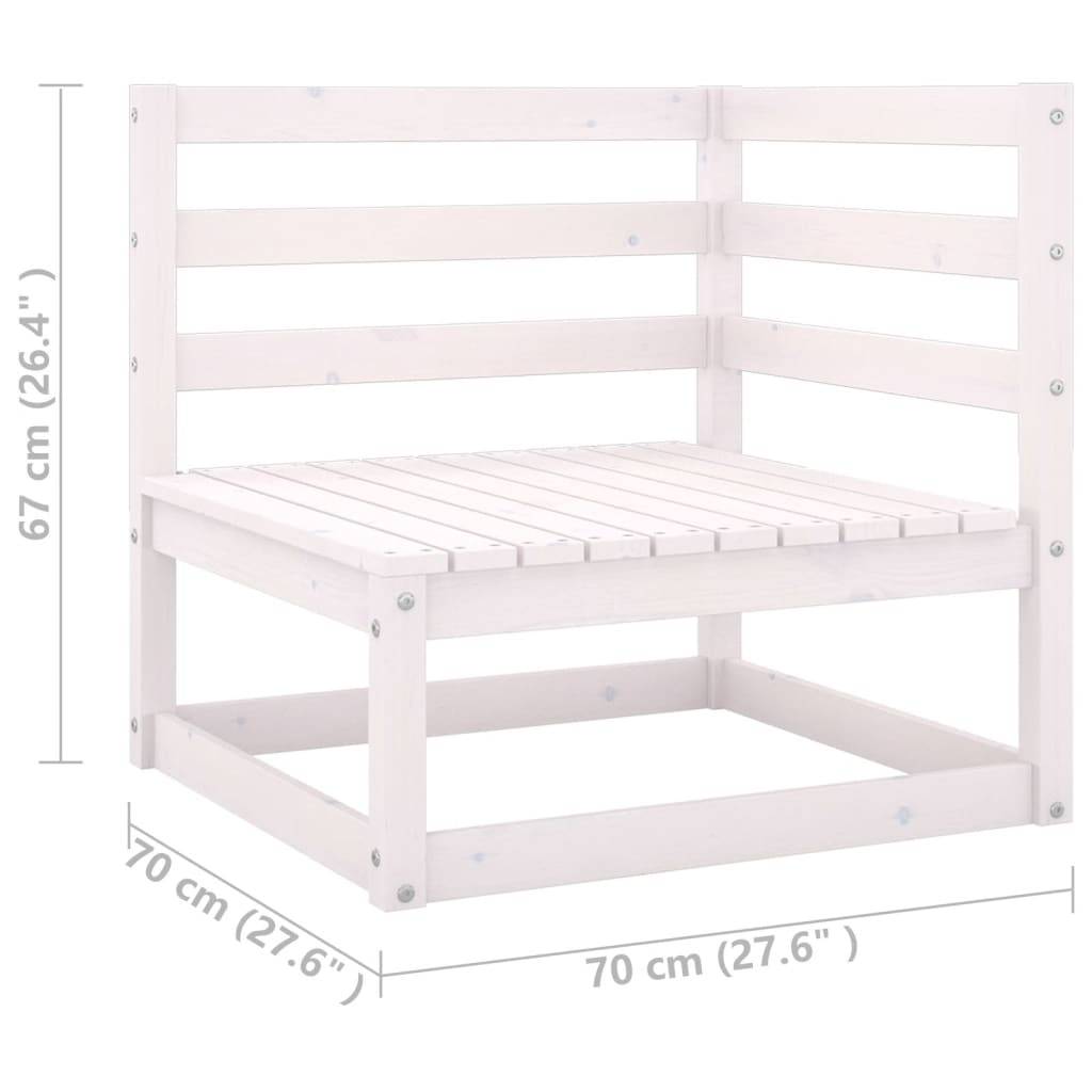 vidaXL 5-tlg. Garten-Lounge-Set mit Kissen Kiefer Massivholz