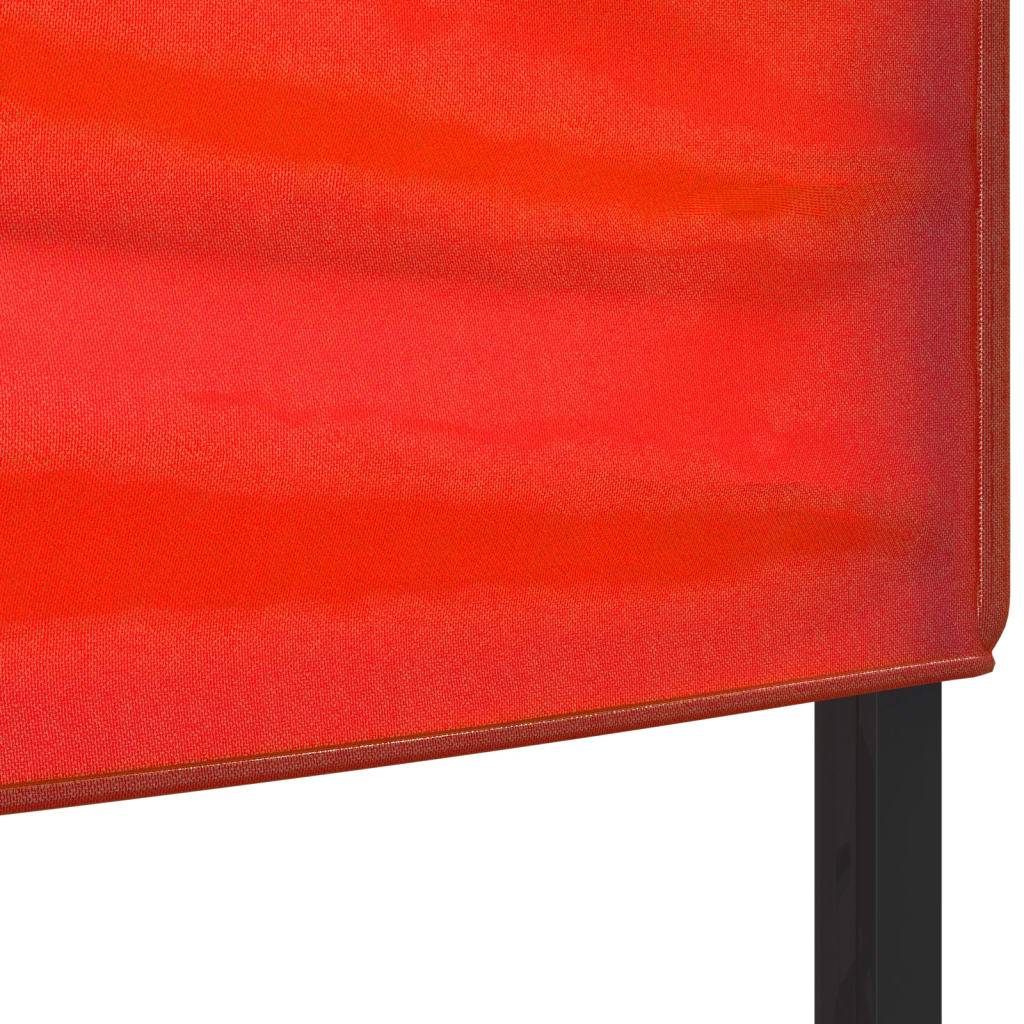 vidaXL Partyzelt Faltbar Rot 3x3 m