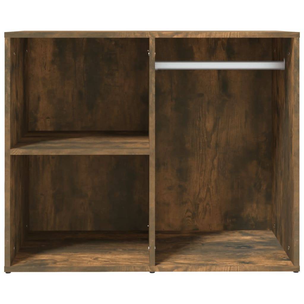 vidaXL Regal für Schminktisch Räuchereiche 80x40x65 cm Holzwerkstoff