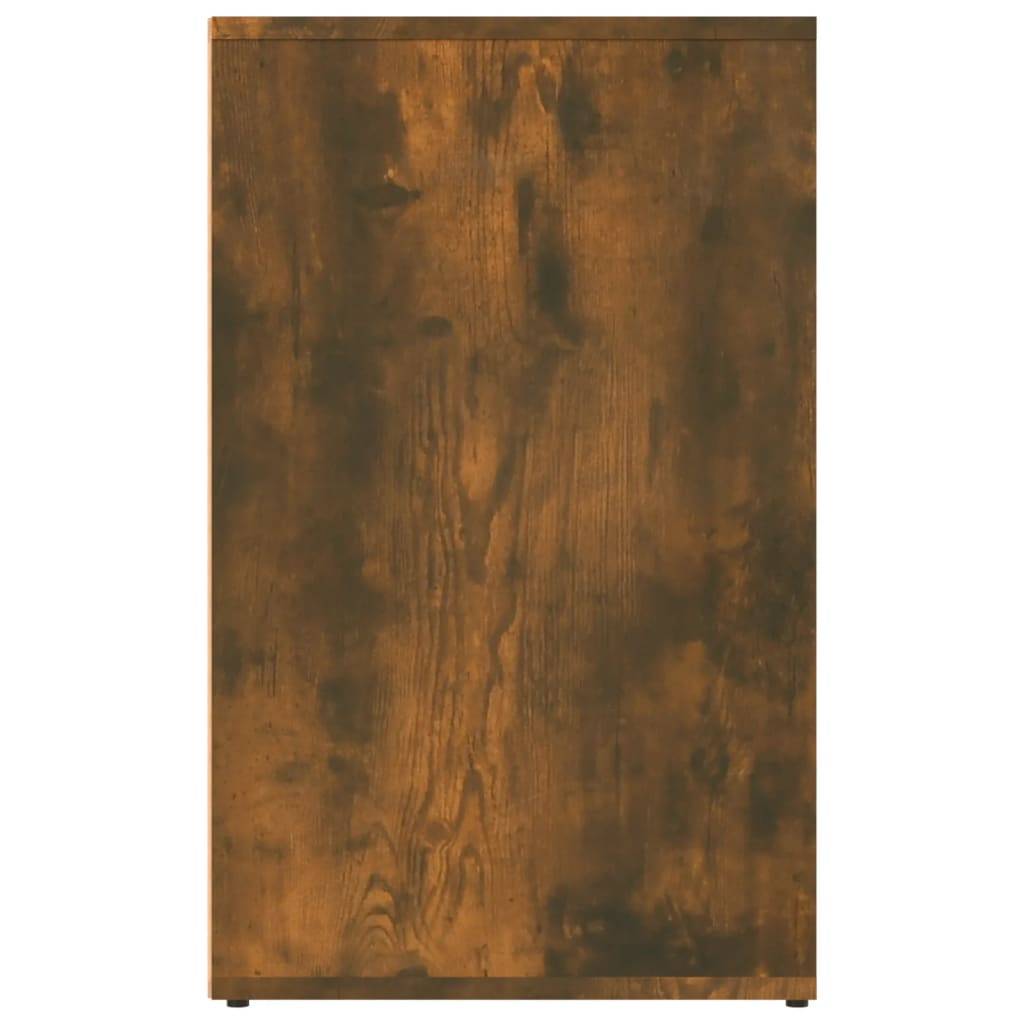 vidaXL Regal für Schminktisch Räuchereiche 80x40x65 cm Holzwerkstoff