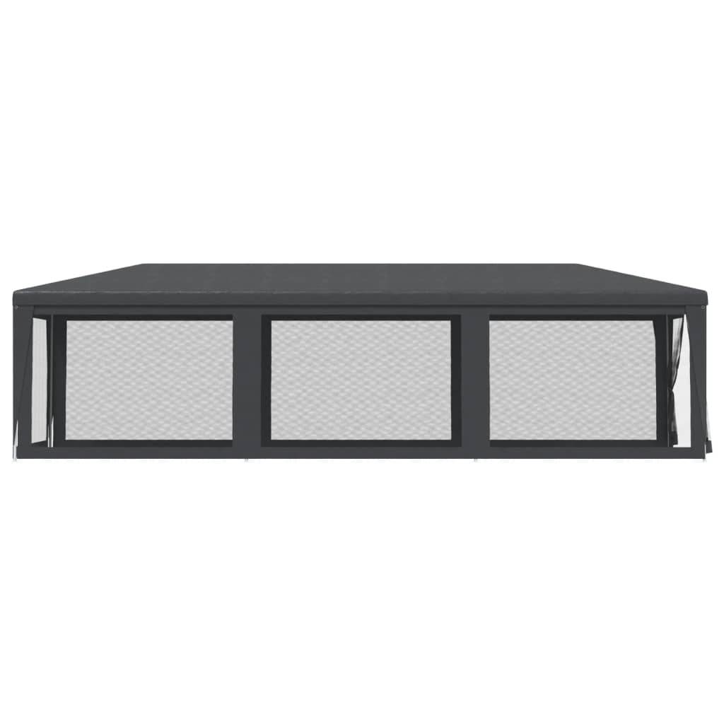 vidaXL Partyzelt mit 8 Mesh-Seitenwänden Anthrazit 3x9 m HDPE