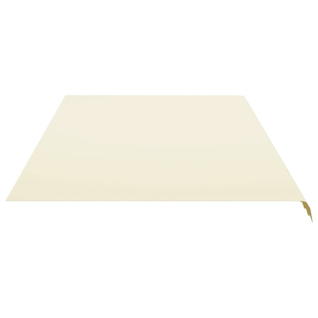 vidaXL Markisenbespannung Creme 6x3,5 m