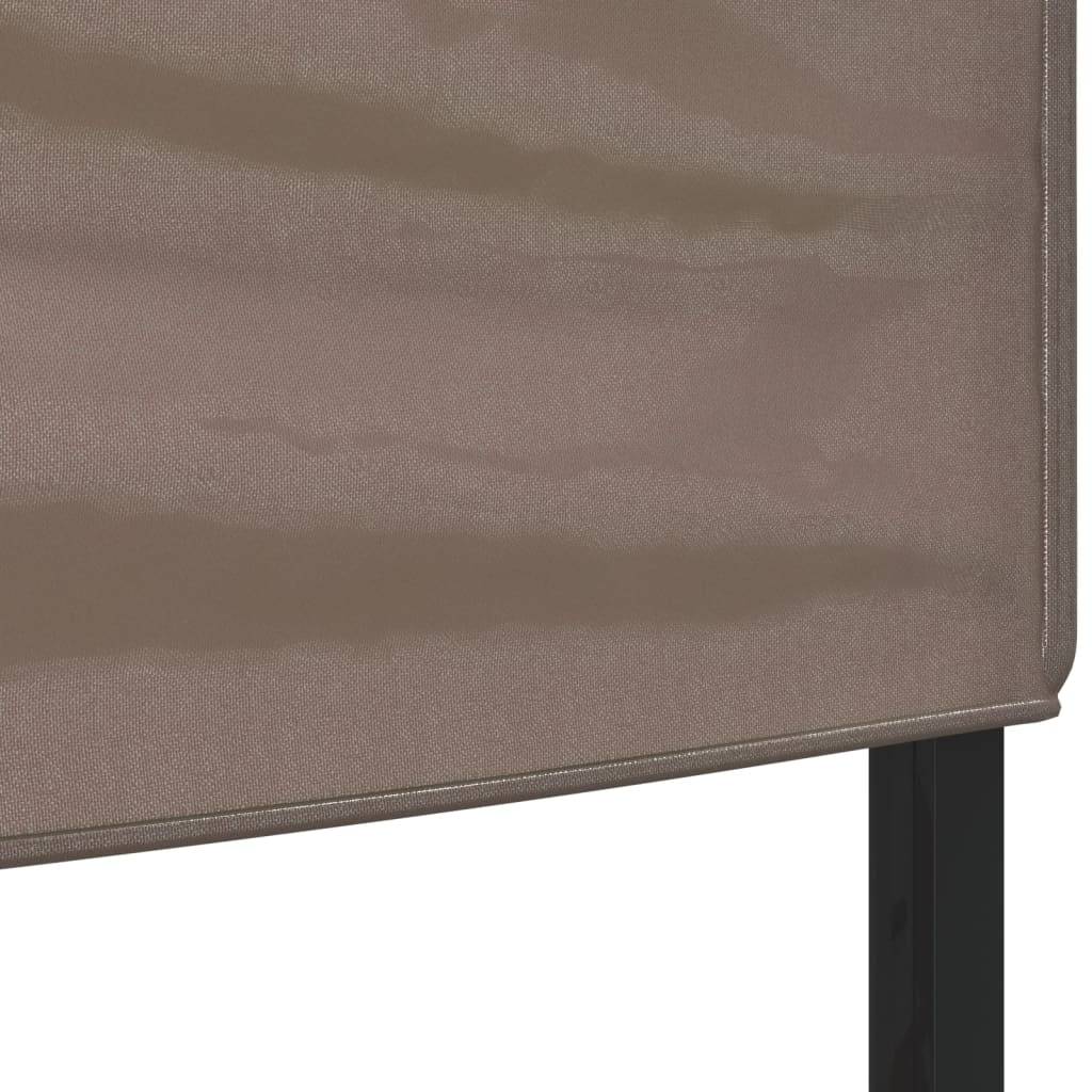 vidaXL Partyzelt Faltbar Taupe 2x2 m