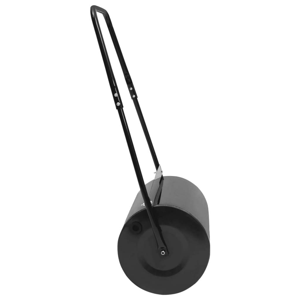 vidaXL Rasenwalze Schwarz 63 cm 50 L