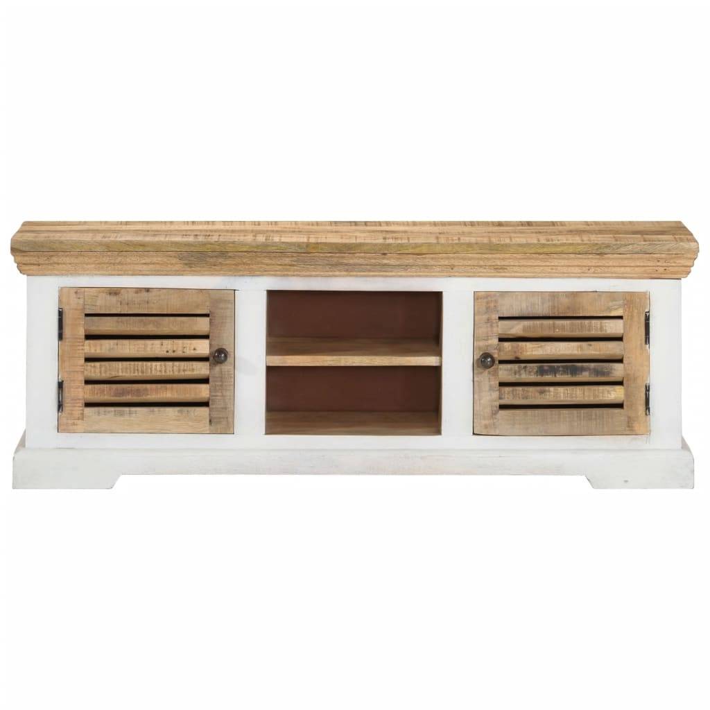 vidaXL TV-Schrank 110x30x40 cm Massivholz Mango