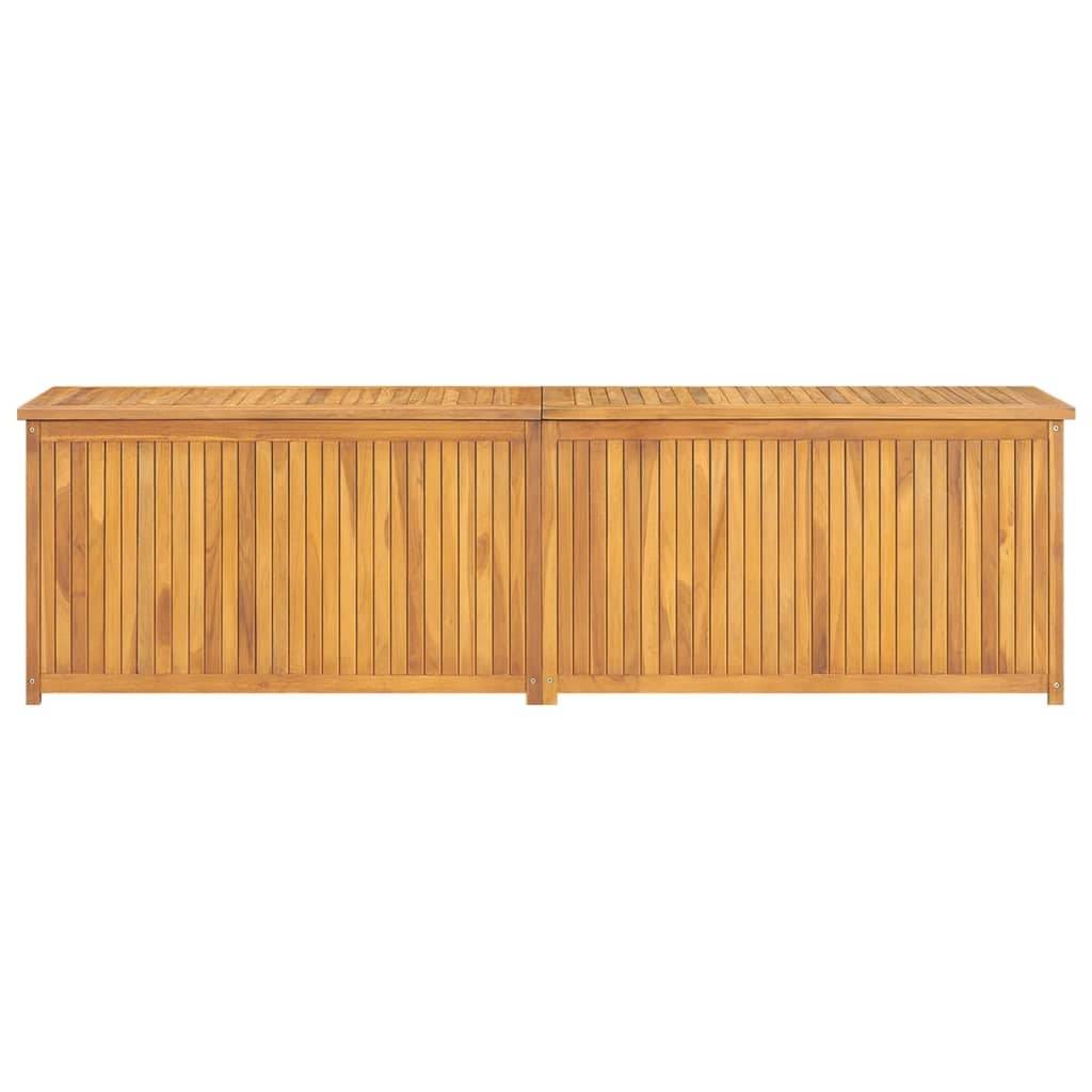 vidaXL Gartenbox 200x50x55 cm Massivholz Teak