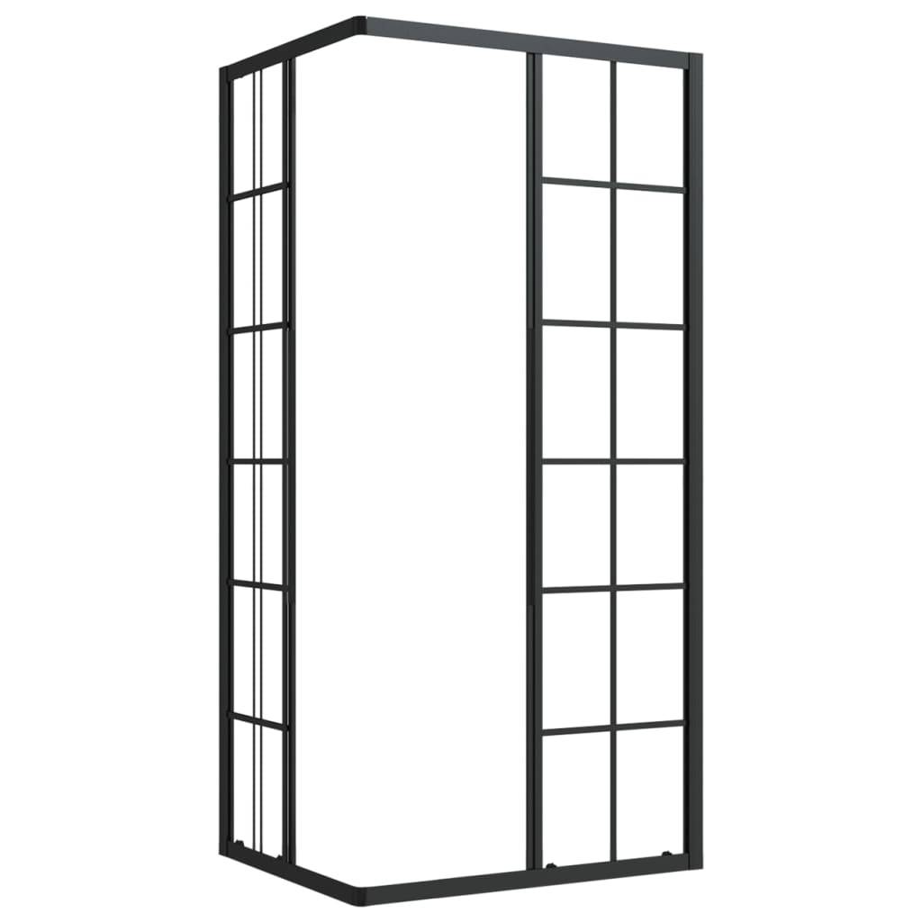vidaXL Duschkabine ESG 90x70x180 cm