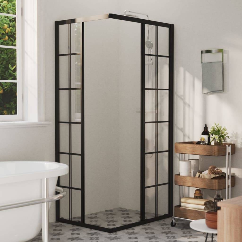 vidaXL Duschkabine ESG 90x70x180 cm