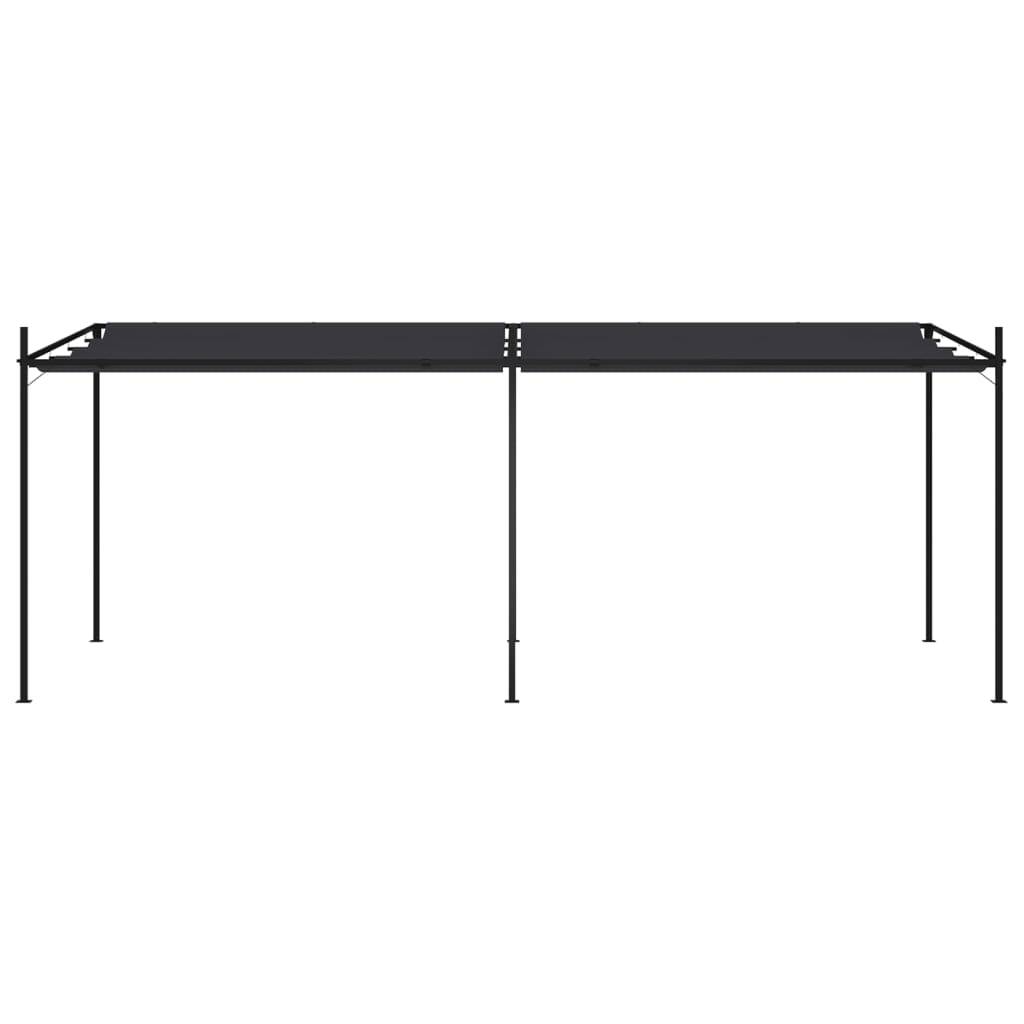 vidaXL Pavillon mit Ausziehbarem Dach 600x300x233 cm Anthrazit