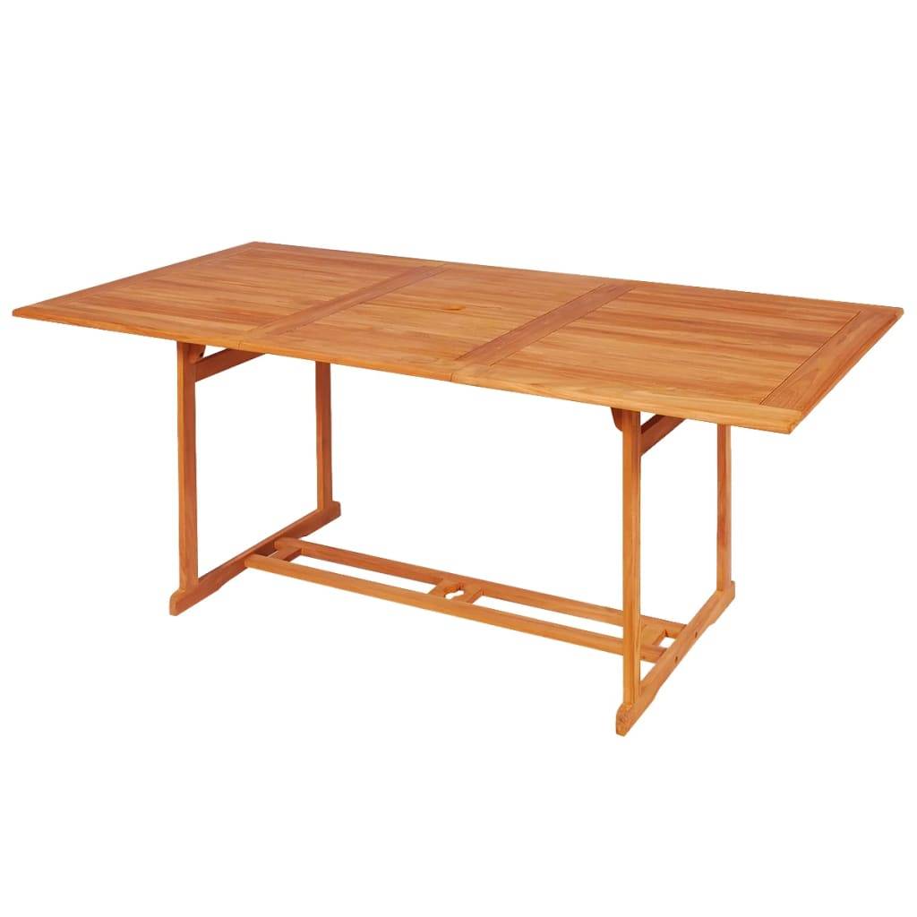 vidaXL 9-tlg. Garten-Essgruppe mit Kissen Massivholz Teak