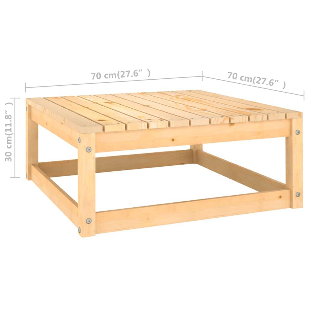 vidaXL 6-tlg. Garten-Lounge-Set mit Kissen Kiefer Massivholz