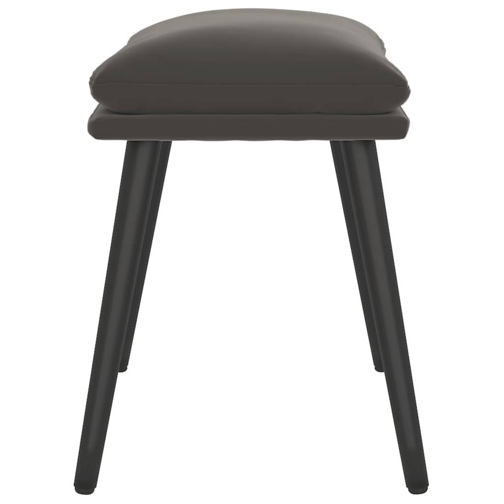 vidaXL Fußhocker Dunkelgrau 45x29,5x35 cm Samt