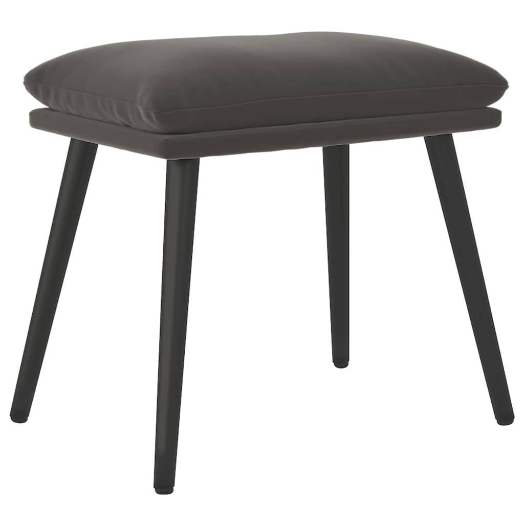 vidaXL Fußhocker Dunkelgrau 45x29,5x35 cm Samt