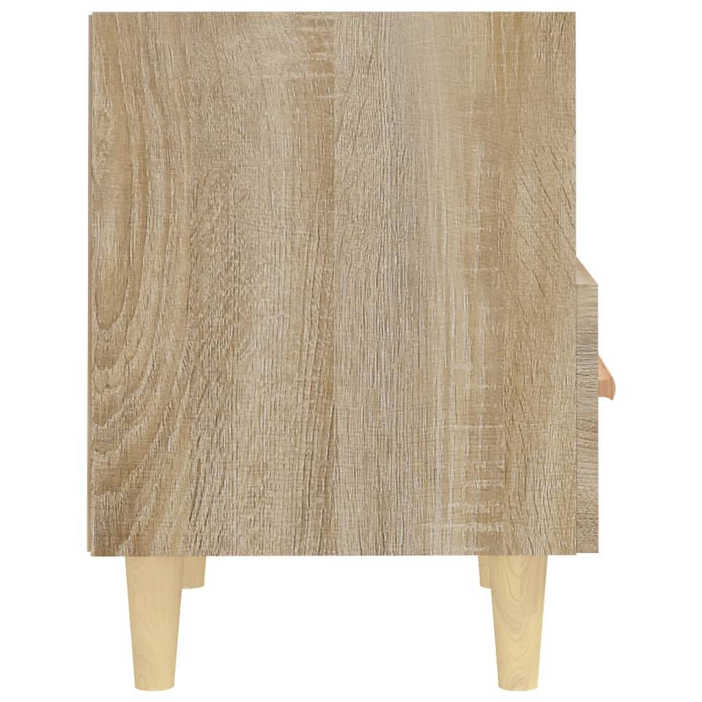 vidaXL Nachttische 2 Stk. Sonoma-Eiche 40x35x47 cm