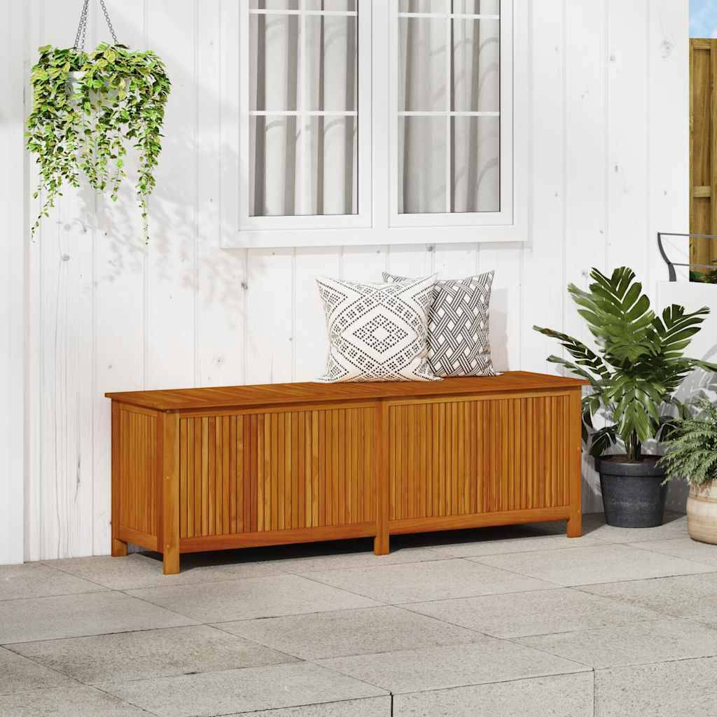 vidaXL Garten-Aufbewahrungsbox 175x50x58 cm Massivholz Akazie
