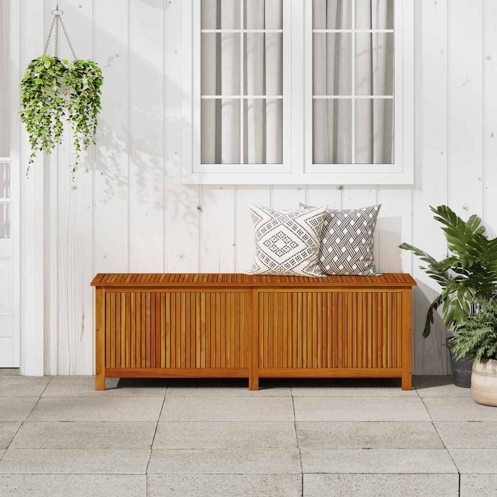 vidaXL Garten-Aufbewahrungsbox 175x50x58 cm Massivholz Akazie