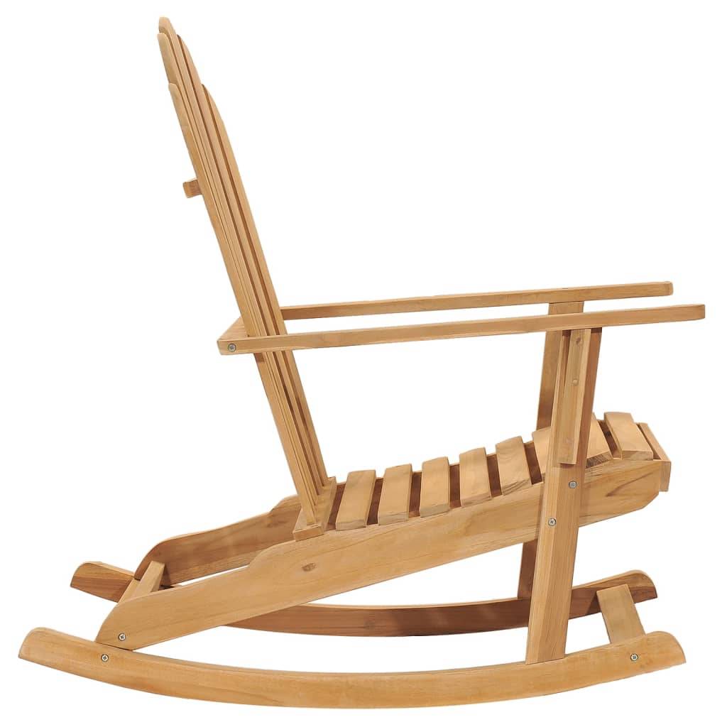 vidaXL Adirondack-Schaukelstuhl Massivholz Teak