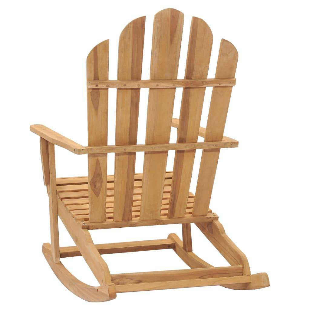 vidaXL Adirondack-Schaukelstuhl Massivholz Teak