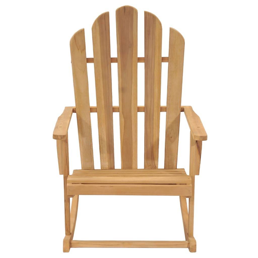 vidaXL Adirondack-Schaukelstuhl Massivholz Teak