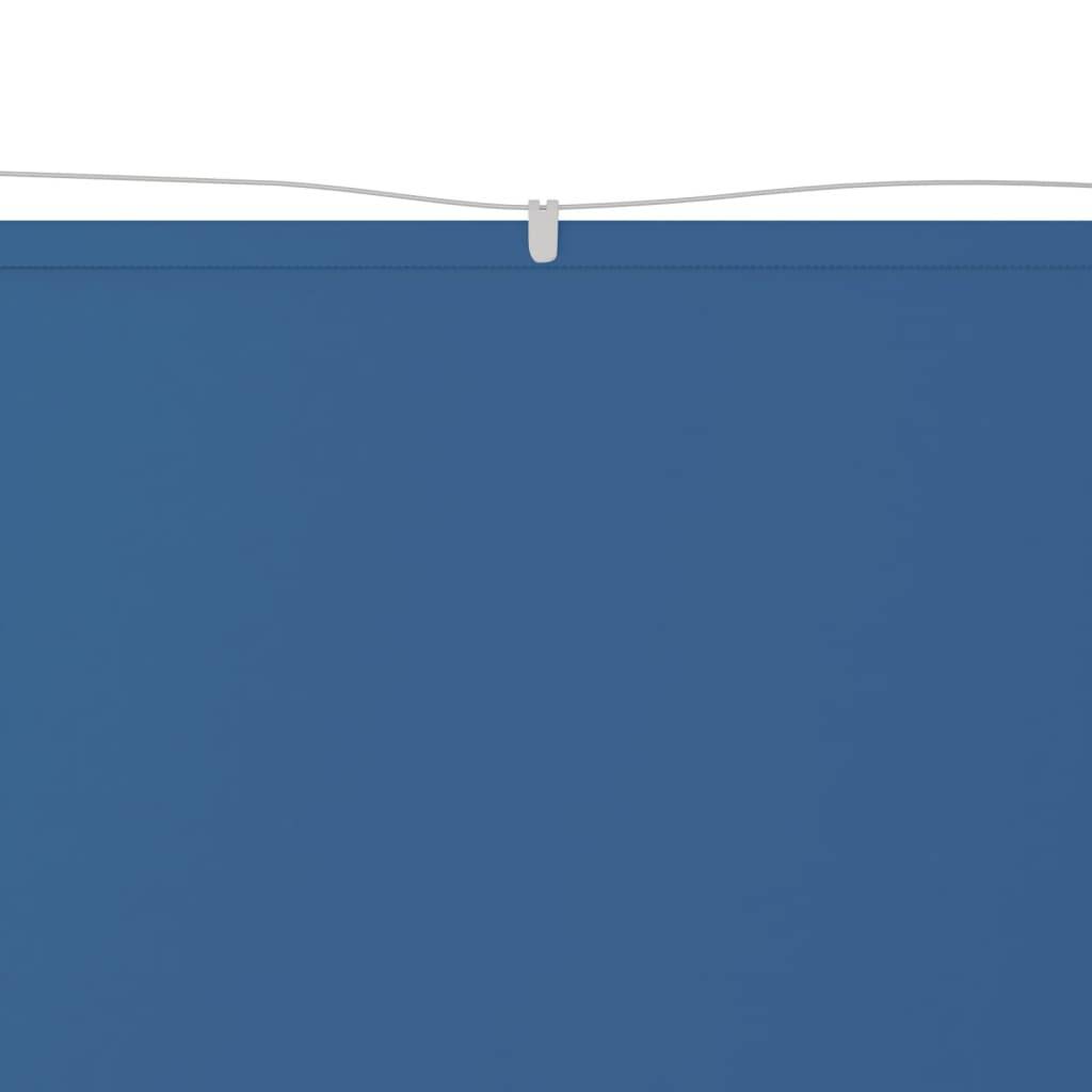 vidaXL Senkrechtmarkise Blau 100x1200 cm Oxford-Gewebe