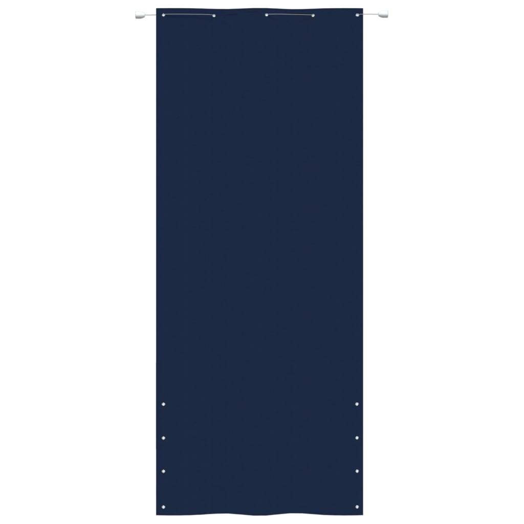 vidaXL Balkon-Sichtschutz Blau 100x240 cm Oxford-Gewebe