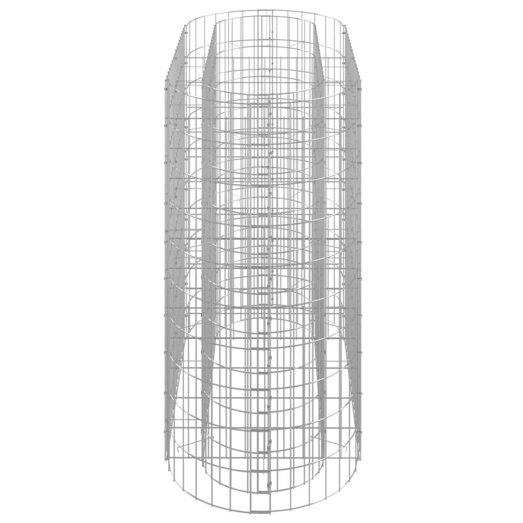 vidaXL Gabionen-Hochbeet Verzinktes Eisen 120x50x100 cm