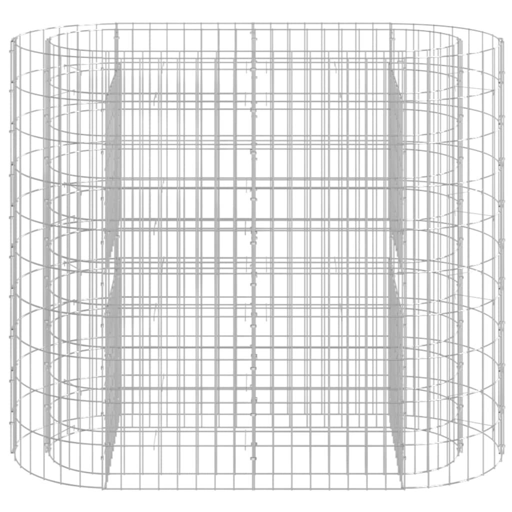 vidaXL Gabionen-Hochbeet Verzinktes Eisen 120x50x100 cm