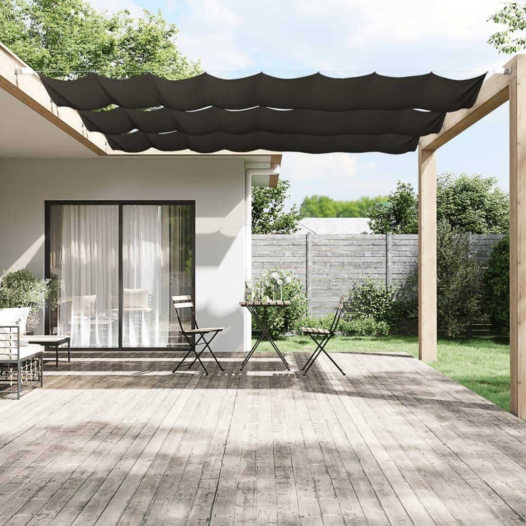 vidaXL Senkrechtmarkise Anthrazit 100x1200 cm Oxford-Gewebe