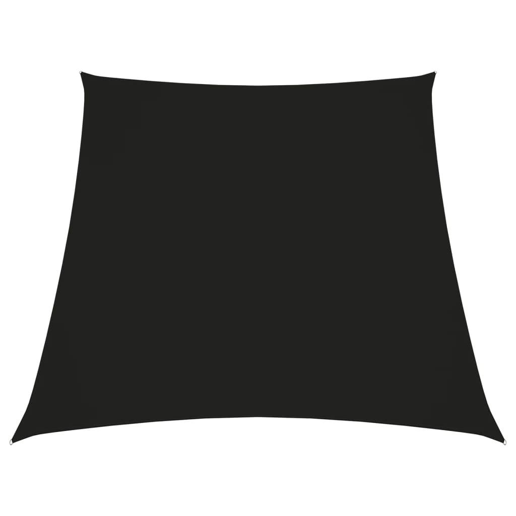 vidaXL Sonnensegel Oxford-Gewebe Trapezförmig 3/5x4 m Schwarz