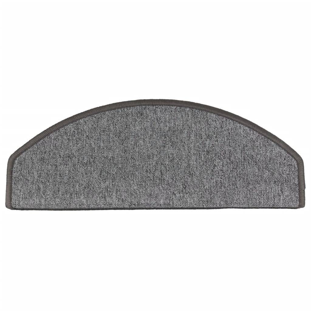 vidaXL Stufenmatten 10 Stk. 65x24x4 cm Dunkelgrau