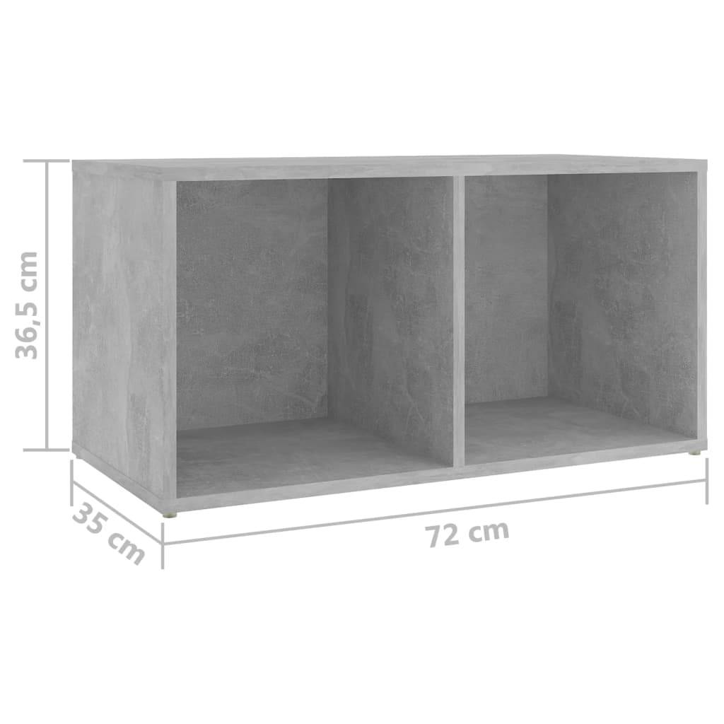 vidaXL 3-tlg. TV-Schrank-Set Betongrau Holzwerkstoff