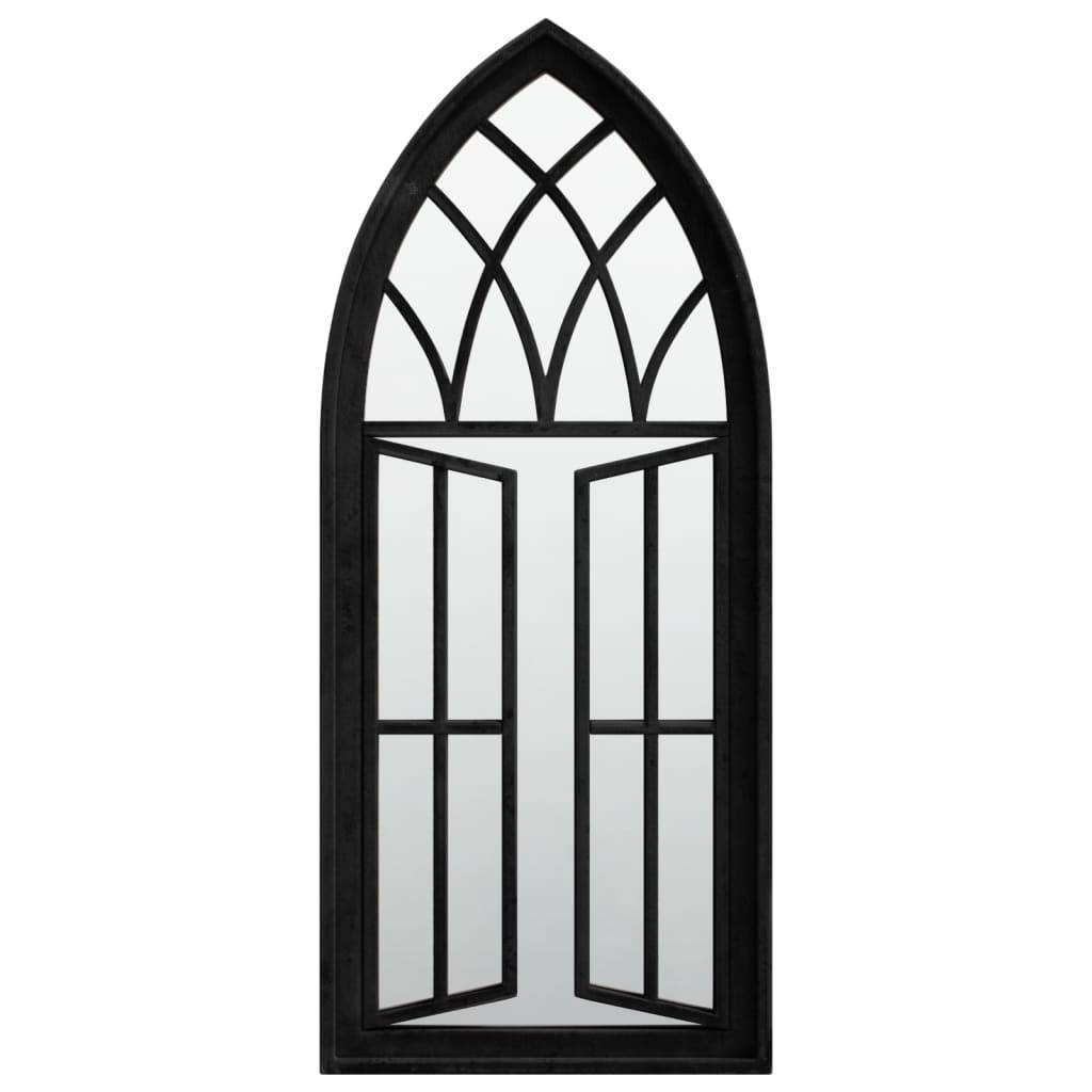 vidaXL Spiegel Schwarz 70x30 cm Eisen für Innenbereich