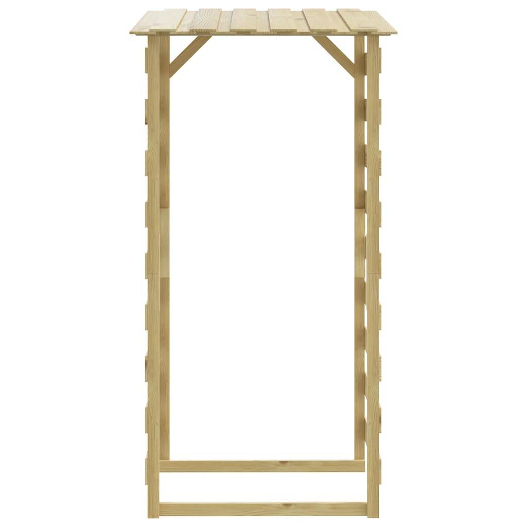 vidaXL Pergola mit Dach 100x90x200 cm Imprägniertes Kiefernholz