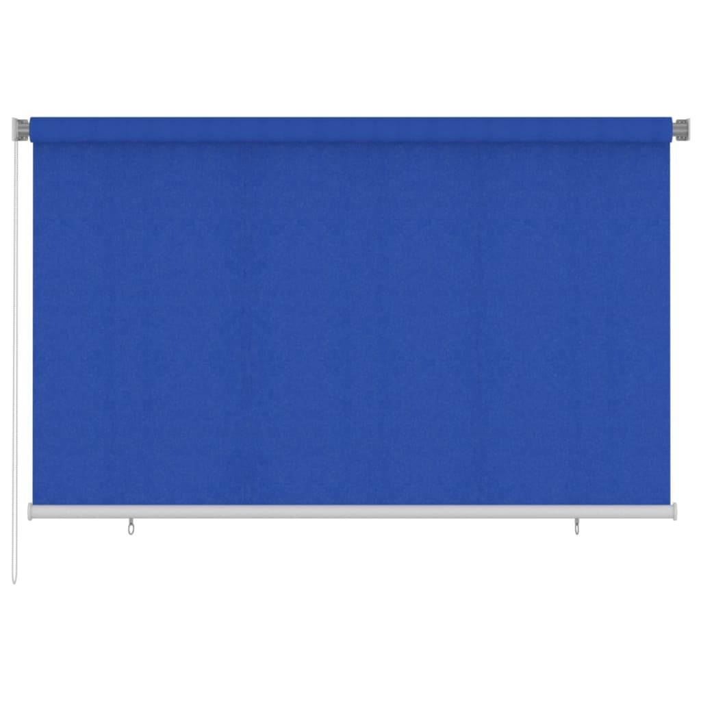 vidaXL Außenrollo 240x140 cm Blau HDPE