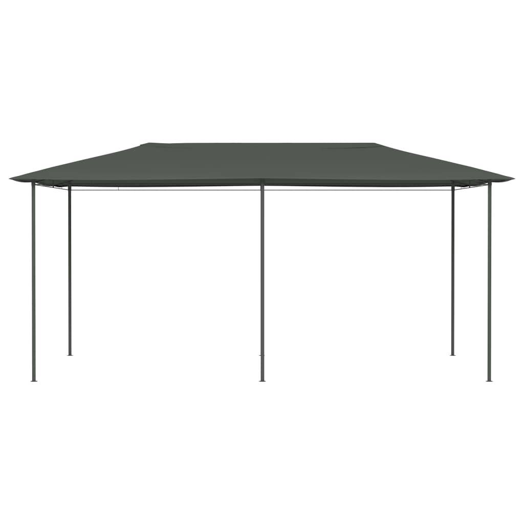vidaXL Pavillon 2,98x5,3x2,59 m Grau 160 g/m²