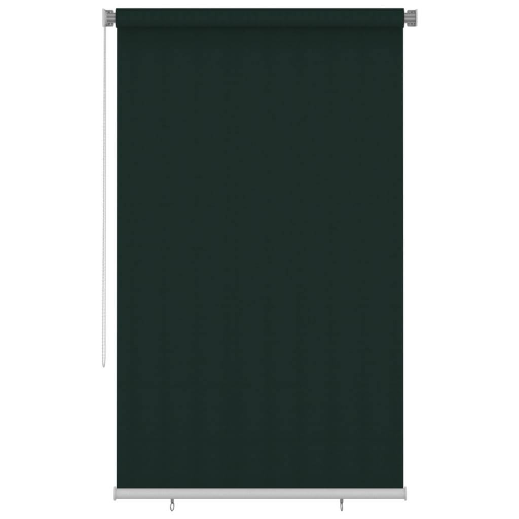 vidaXL Außenrollo 140x230 cm Dunkelgrün HDPE