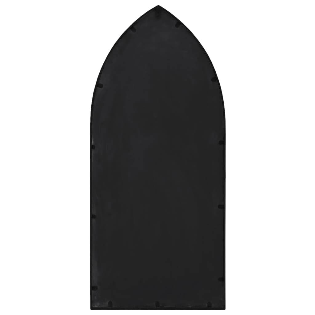 vidaXL Gartenspiegel Schwarz 70x30 cm Eisen