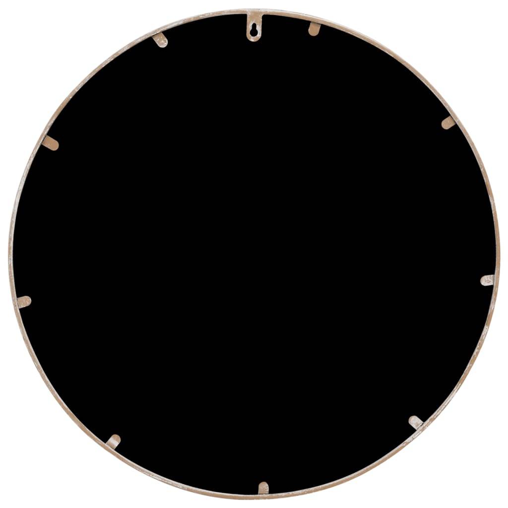 vidaXL Spiegel Sand 40x2,5 cm Eisen Rund für Innenbereich