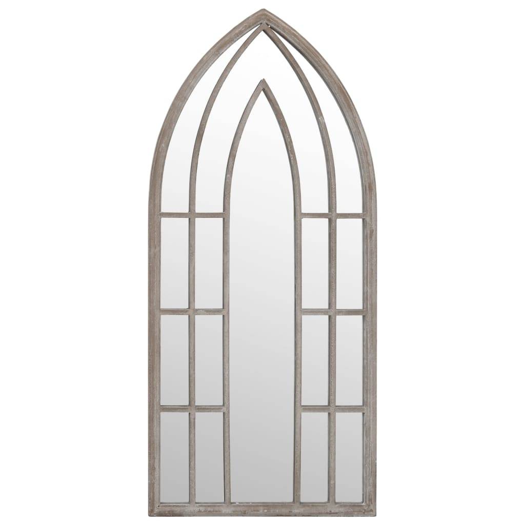 vidaXL Gartenspiegel Sand 100x45 cm Eisen