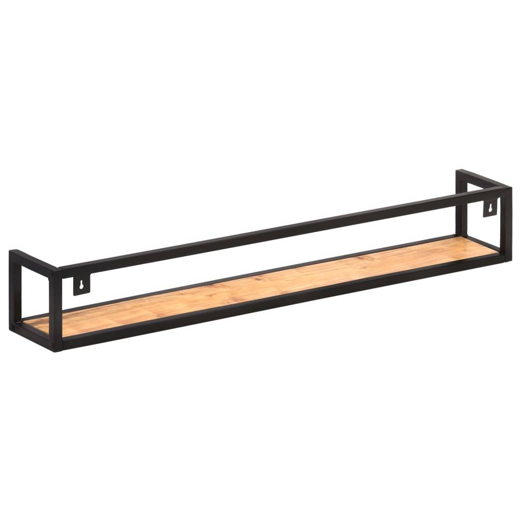 vidaXL Wandregale 2 Stk. 120 cm Massivholz Akazie