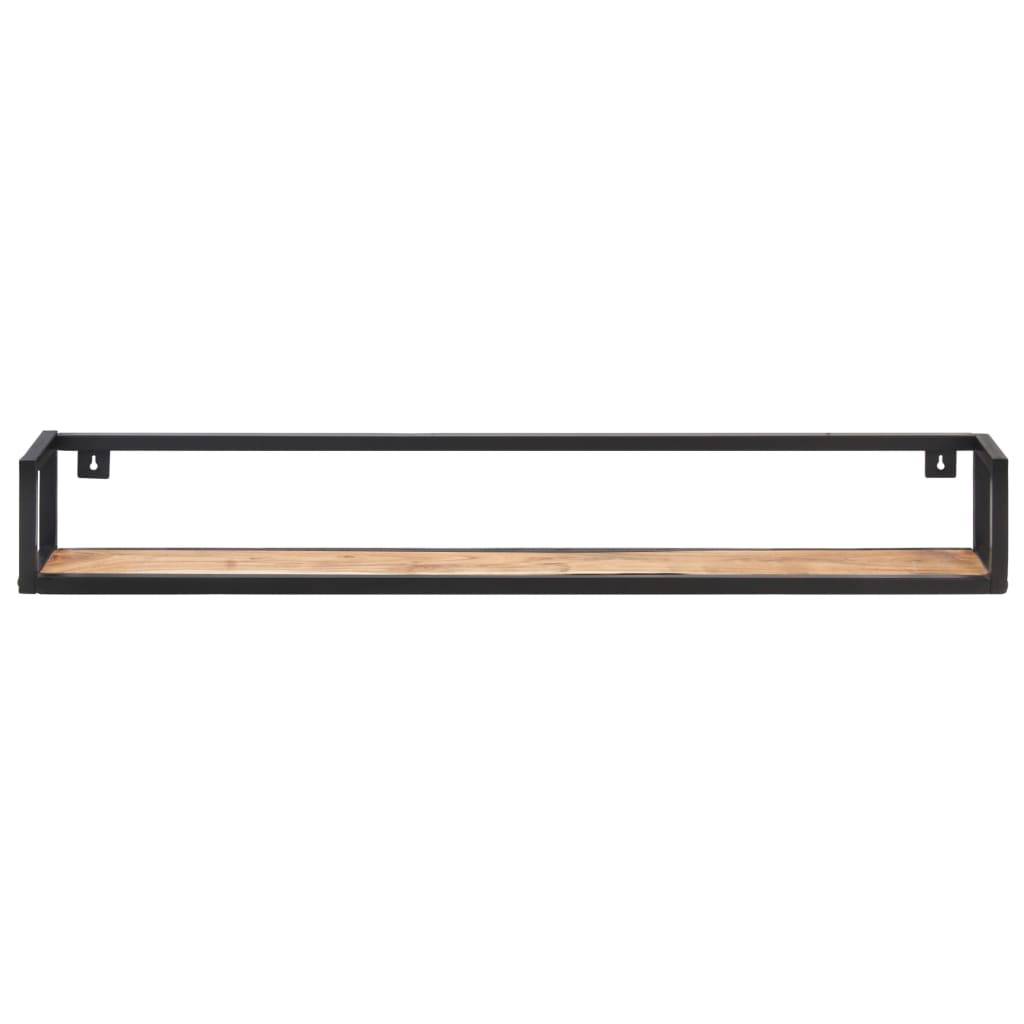 vidaXL Wandregale 2 Stk. 120 cm Massivholz Akazie