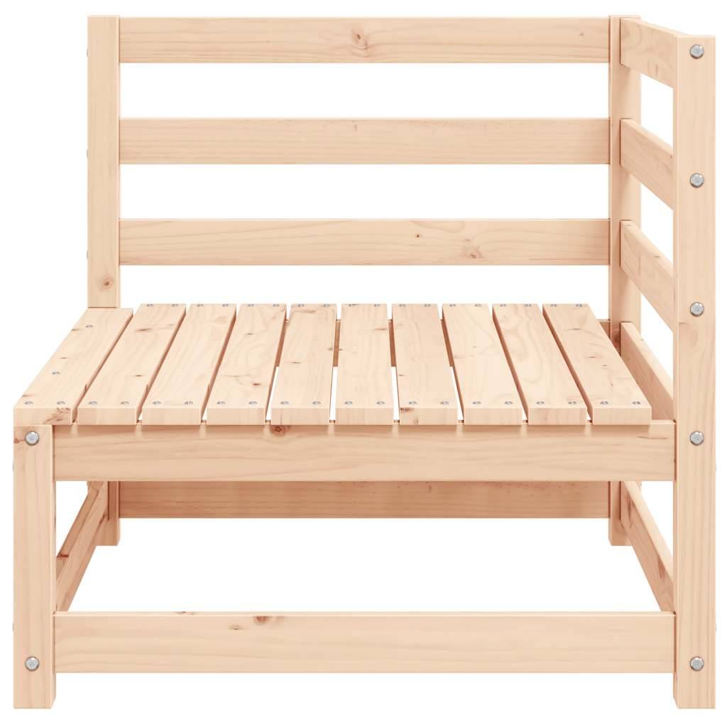 vidaXL Garten-Ecksofas 2 Stk. mit Kissen Massivholz Kiefer