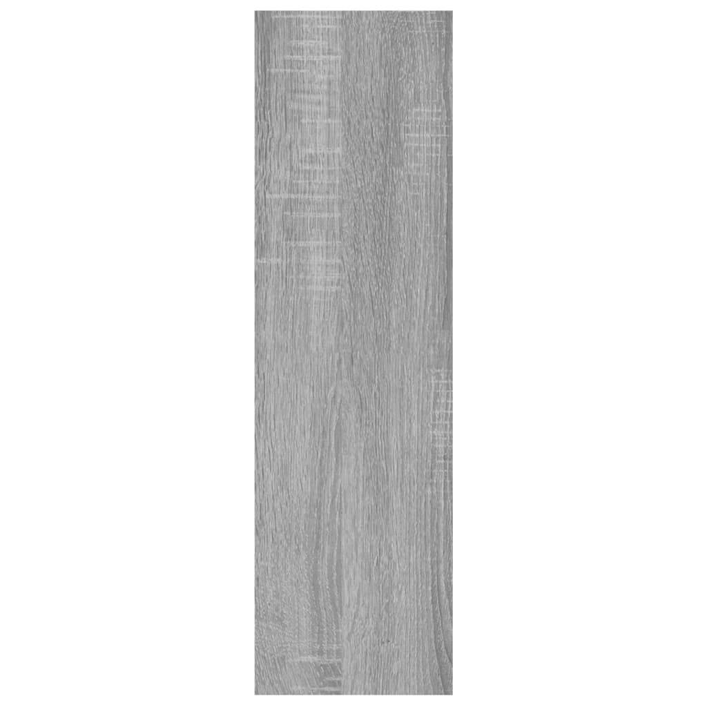 vidaXL Wandregal Grau Sonoma 75x16x55 cm Holzwerkstoff