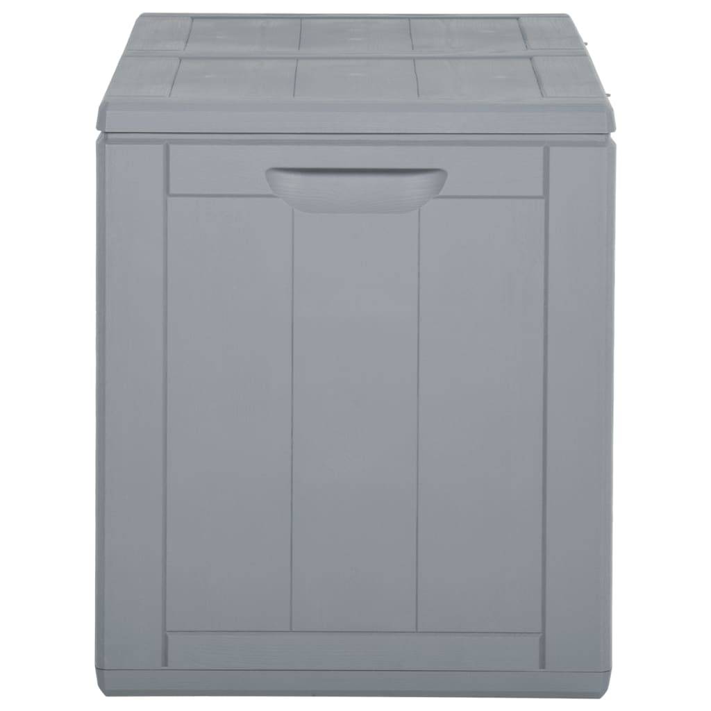 vidaXL Garten-Aufbewahrungsbox 180 L Grau PP-Holzoptik