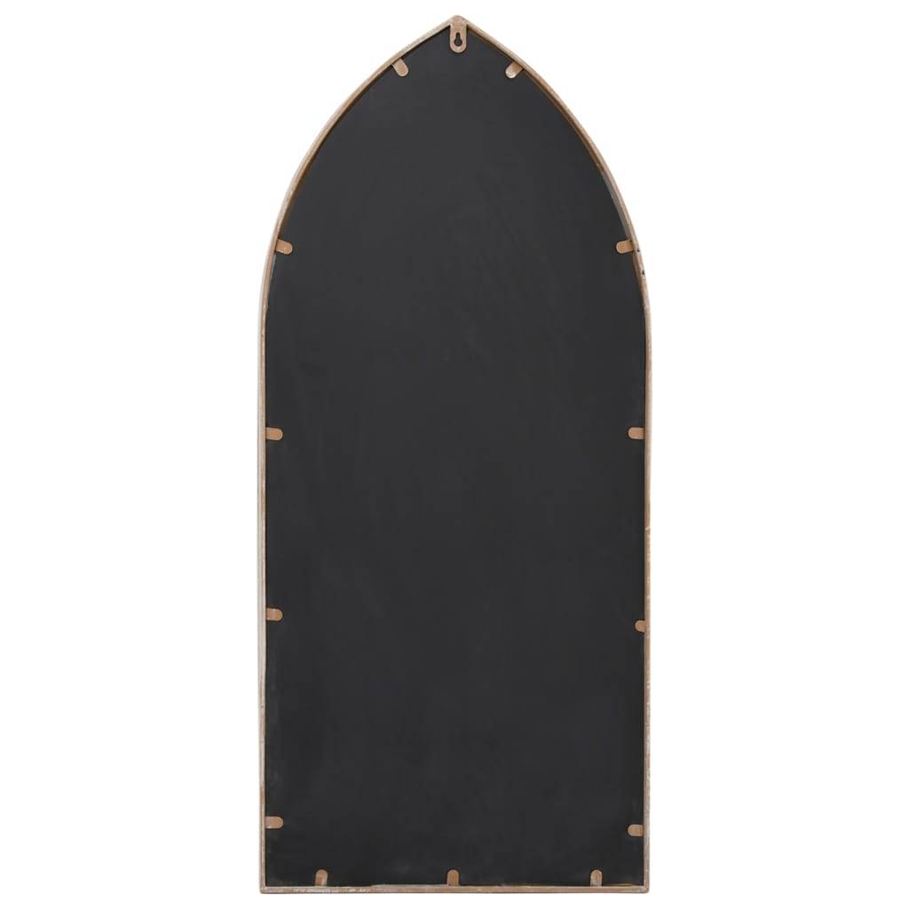 vidaXL Gartenspiegel Sand 100x45 cm Eisen