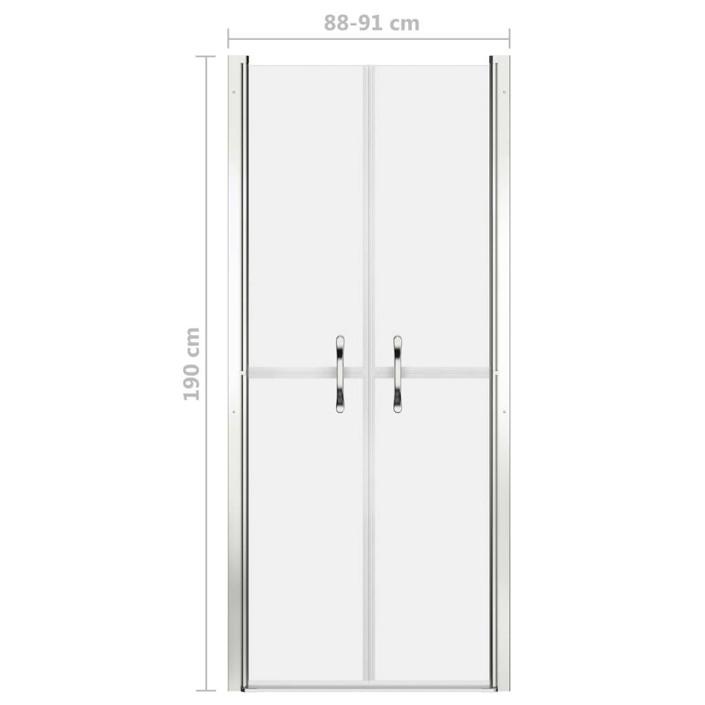 vidaXL Duschtür Matt ESG 91x190 cm