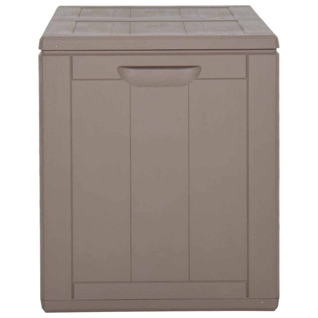 vidaXL Garten-Aufbewahrungsbox 180 L Braun PP-Holzoptik